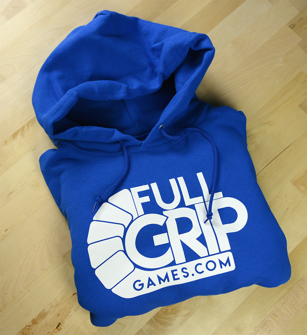 Full Grip Games Pullover Hoodie - Blue
